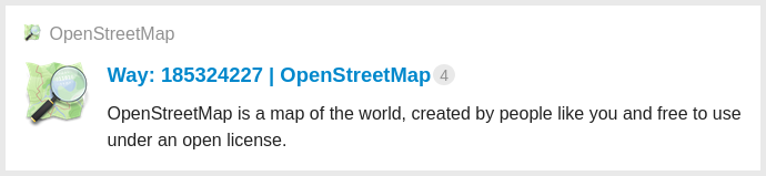 A preview containing two osm logos